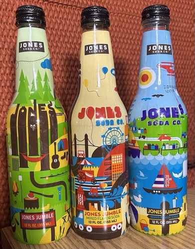 Jones Soda Jones Jumble 3 Pack - Opened 2008 Rare