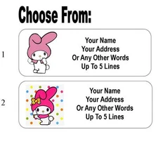 30 My Melody Personalized Address Labels
