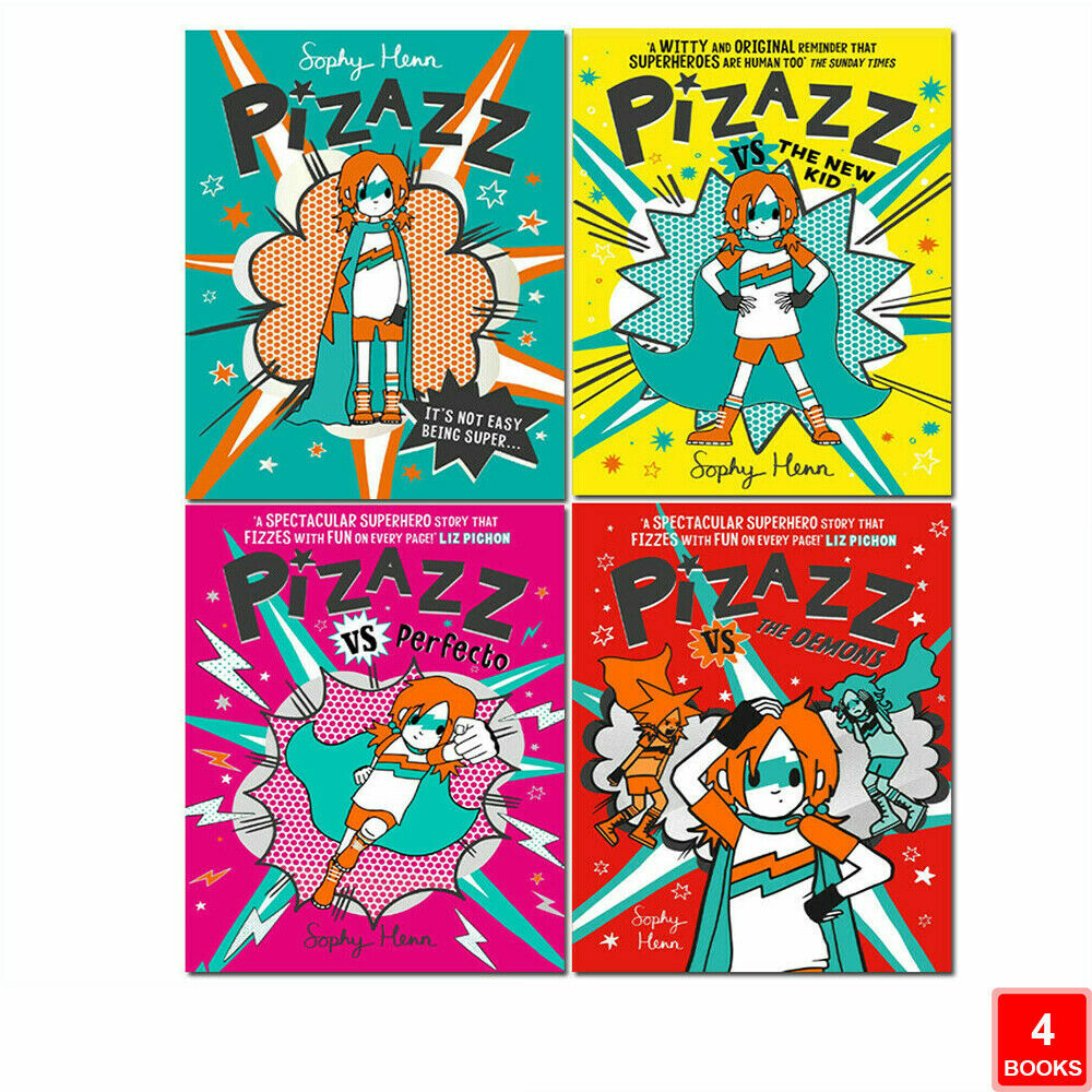 Pizazz series Volume (1 - 4) Collection 4 Books Set by Sophy Henn Paperback NEW