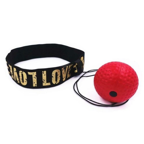 MMA Muay Thai Boxing Fight Ball On String Reflex Fitness Punching Head Bands - Picture 5 of 5