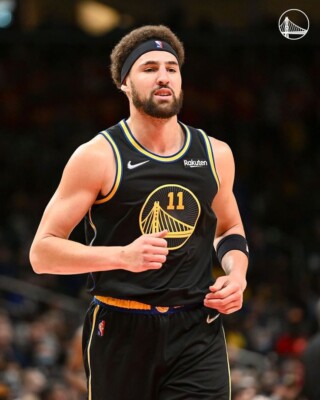 ウォリアーズ クレイ・トンプソン ユニフォーム　　size48 L NIKE（ナイキ） NBA ジャージ スウィングマン ジャージー ウォリアーズ