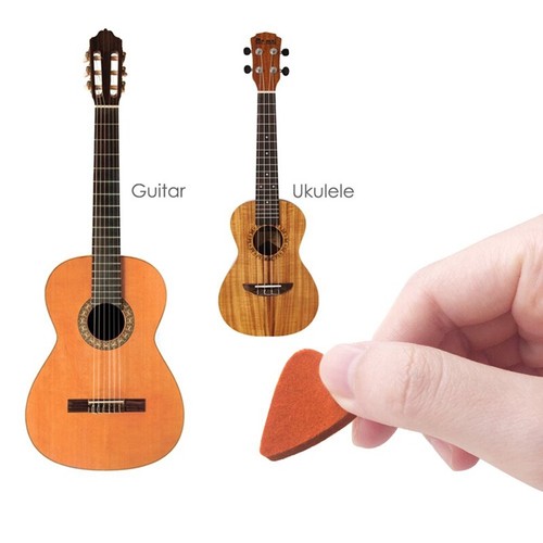 Ukulele Auswahl Filz Plektren / Plektren Für Ukulele Und Gitarre, 8 Stück G5433 - Bild 4 von 8