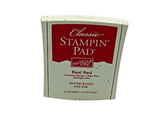Stampin Up Pad -Real Red- Retired Style Firm Foam