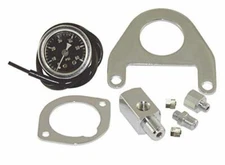 Twin Cam Oil Pressure Gauge Kit w/Gauge and Fittings for Harley Twin Cam Models