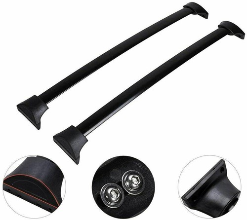 2Pcs Fits for Acura MDX 2014-2019 Aluminum Roof Rail Rack Cross Bar Crossbar - Bild 2 von 7