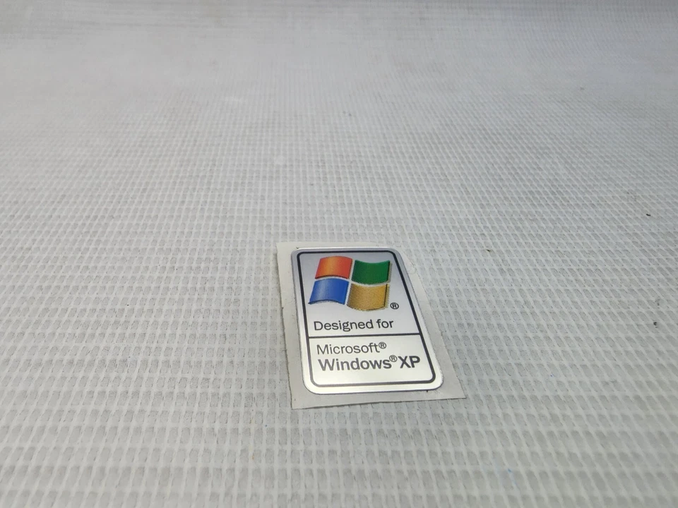 Lot of 4  original unused new  computer Sticker Microsoft Windows XP Vintage  - Image 2 of 4