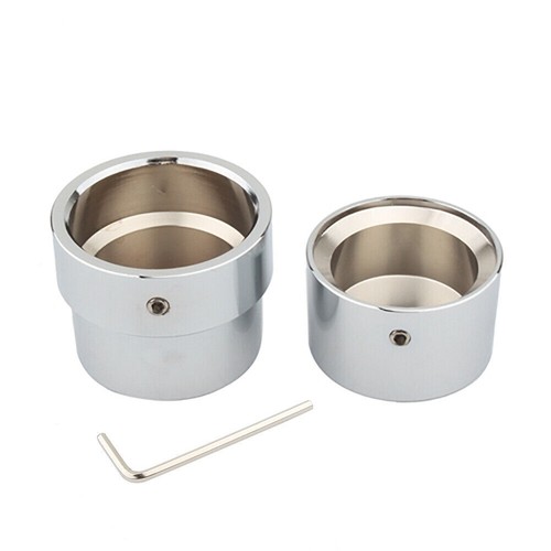 2x Cubierta de eje cromada Cubierta de eje trasero Tapa de tuercas Cubierta para Harley 883 - Imagen 3 de 4