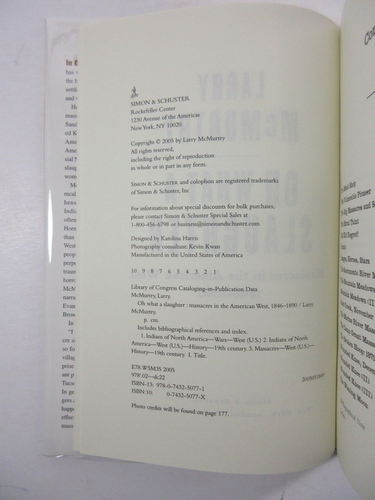 SIGNED LIMITED 1st ED "Oh What a Slaughter" Larry McMurtry 2005 HB DJ Custom SC - Picture 4 of 7