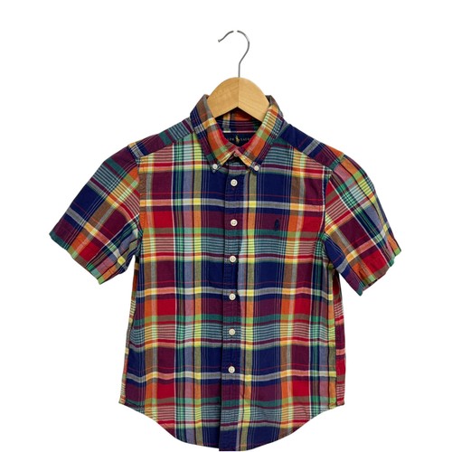Ralph Lauren Boys plaid shirt short sleeve button up size S (8) - Picture 8 of 8