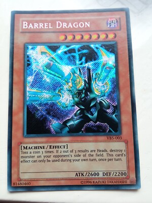 Fassdrache 2002 VB5-003 Secret Rare Wertvolles Buch 5 Promo Yugioh