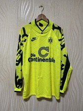 BORUSSIA DORTMUND 1991 1992 HOME FOOTBALL SHIRT SOCCER JERSEY NIKE sz XL MEN LON