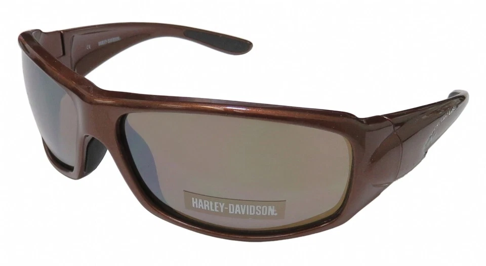 Harley Davidson HDS8002 BRN-1F Brown Wrap Plastic Sunglasses Frame 63-15-125 - Image 2 of 2
