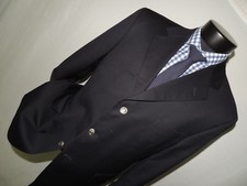 Bill Blass men's 3 button center vent Blue blazer coat 42 R
