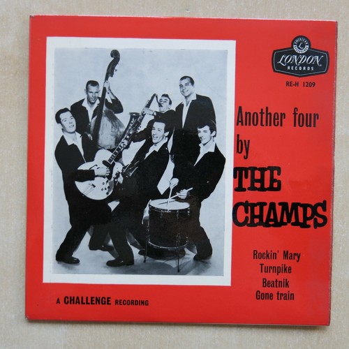 THE CHAMPS Another Four By The Champs UK 7" EP London RE-H 1209 Ex