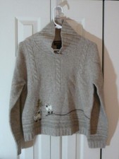 NWOT Woolrich Collared Sweater, size S, sheep