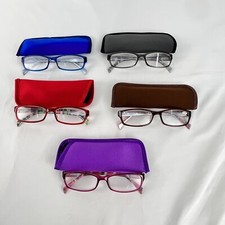 Reading Glasses 5 Pairs Fashion Ladies Readers Spring Hinge with Pattern Prin...