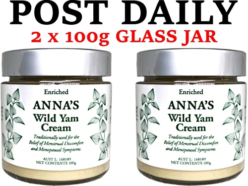 2 x 100g ANNA&amp;amp;amp;#039;S Wild Yam Cream - ANNAS