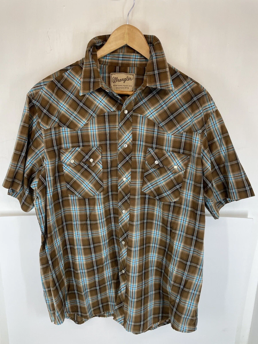 Wrangler western fashion snap shirt cheap