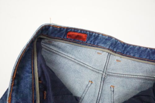 Pantalones de mezclilla Isaia Napoli de mezcla de algodón lavado medio para hombre talla 48R totalmente nuevos - Imagen 5 de 8