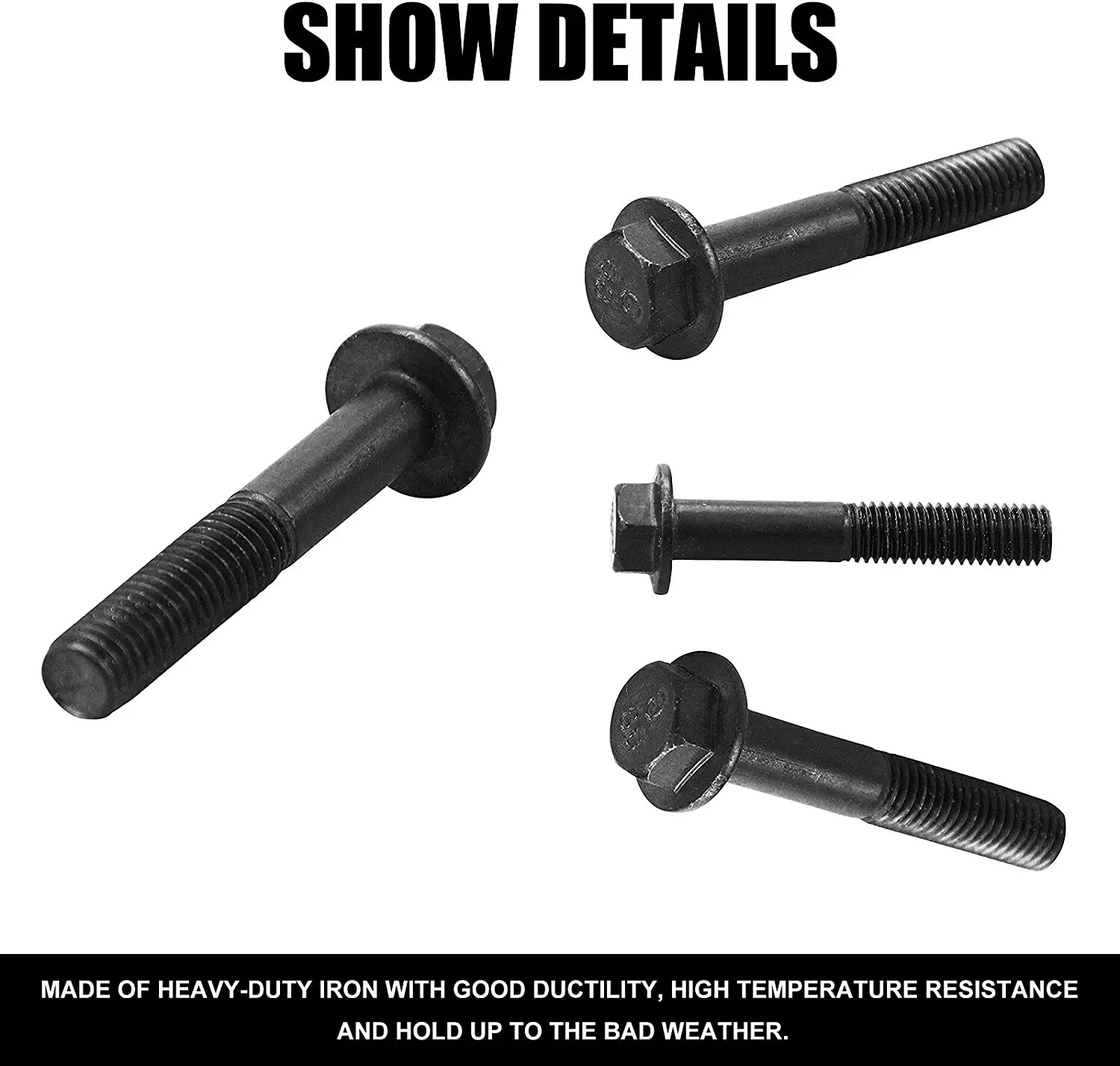 Exhaust Manifold Bolt Kit for 9403 Ford 7.3L Powerstroke Diesel Engine