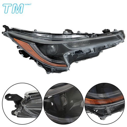 LED Headlight For 2020 2021 2022 Toyota corolla L LE Right Side Headlamp Black - Picture 6 of 12