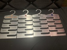 4 Tie Hanger Organizers Labeled Humorous Metal Multiple Tie Hangers