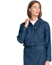 Lee - Rider Short Jacket Seasonal Western Denim Regular Fit Dark Blue - Small