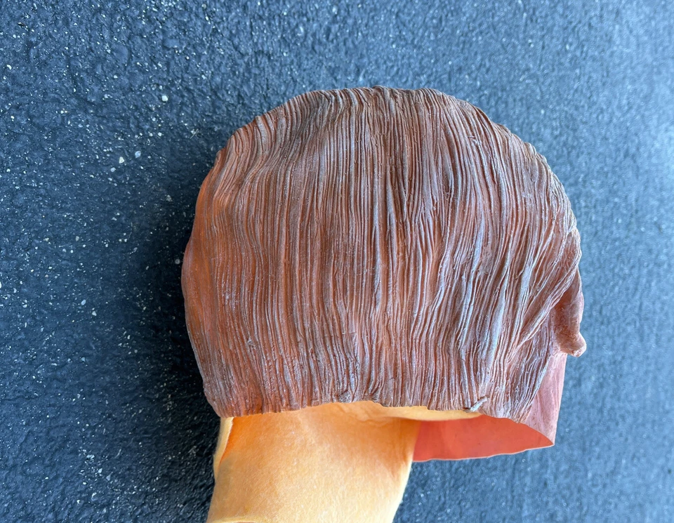 Máscara de látex cabeza completa presidente Donald Trump disfraces fiesta celebridad Halloween Foto 4 de 4