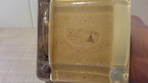 Vintage Lucite/Acrylic Butterfly Napkin Holder Colorflo Riverside California - Picture 10 of 11