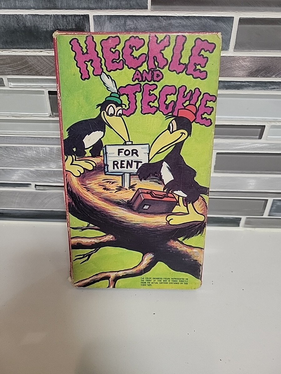 Heckle And Jeckle FOR RENT VHS 1987 Star Classics - RARE VINTAGE