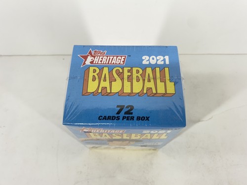 Tarjeta coleccionable de béisbol Topps Heritage 2021 MLB caja bláster sellada - Imagen 2 de 6