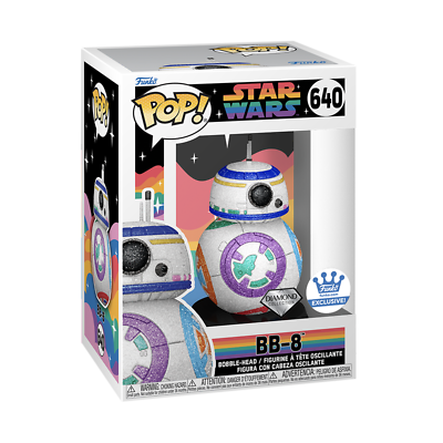Loungefly LE Star Wars BB-8 Pride Bobble-Head Pop! and Bag  display picture 1
