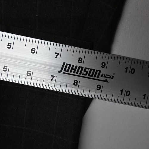 JB Britches 38x29 Brown Windowpane Wool Cashmere Mens Dress Pants - Picture 5 of 9