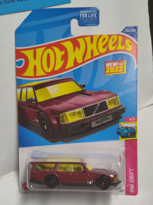 Hot Wheels #232 ML Drift Series #4 Volvo 240 Drift Wagon (Loc D,J/Wall 2/2.2))