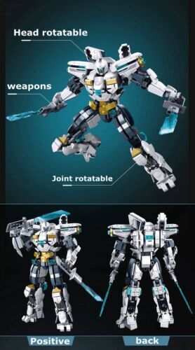 Building Blocks MOC Super Transforming Mech Robot Warrior Bricks Model Kids Toys - Picture 2 of 7