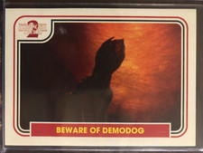 2019 Topps Stranger Things 2 S-17 Beware of Demodog Scene Sticker Card