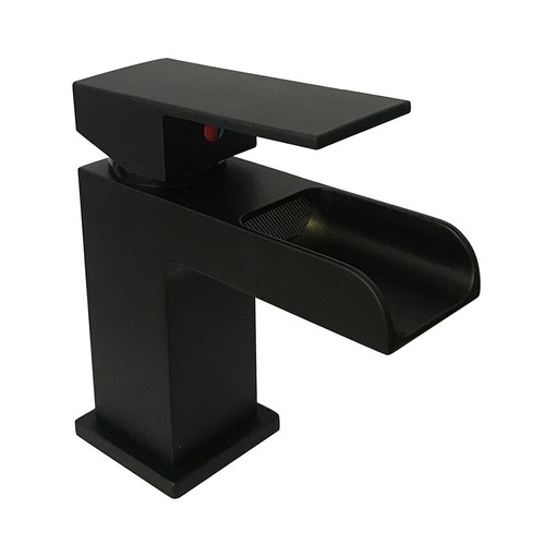 Grifos de ducha termostáticos para baño en cascada cuadrados negros mate - Imagen 2 de 109