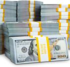 300 Pcs Movie Prop $ Replica Money $100 Bills! 30K In Total For Party Learning