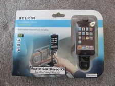 Belkin TuneBase Direct Switch Between Music & Hands-Free Calling Aux-In Car Ster