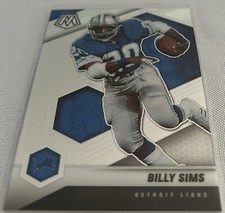 2021 Panini Mosaic Football Billy Sims Detroit Lions base card #76