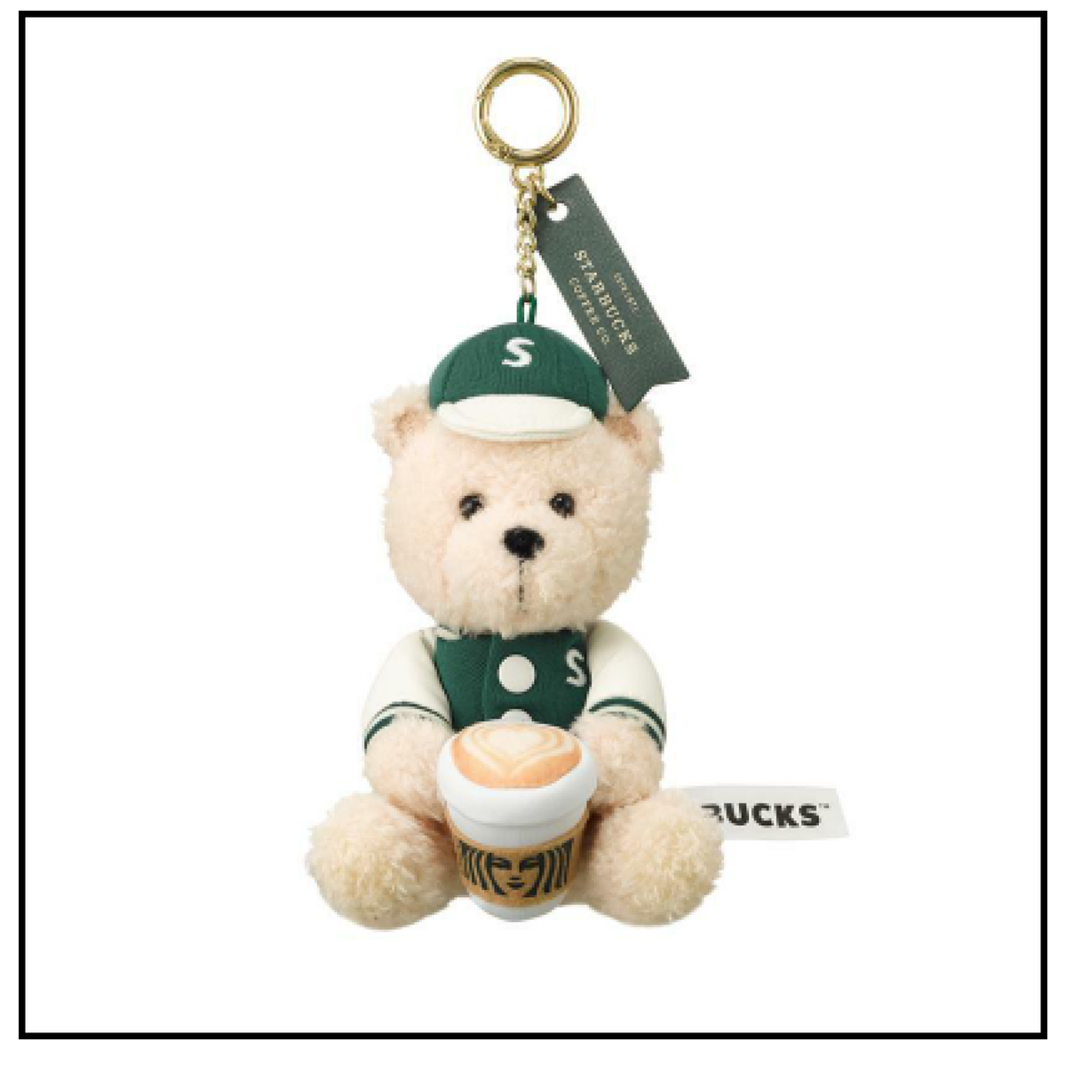 韓国スタバ★[広場マーケットMD] Hanbok Bearista Keychain 1+1 韓国スタバ】広蔵市場特化MD☆ Hanbok Bearista Keychain Set