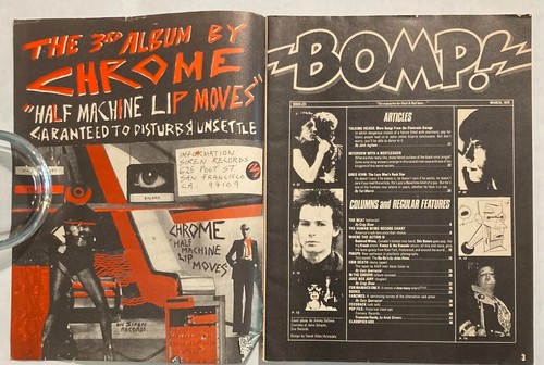 Bomp Magazine #21 Police Sticker, Talking Heads, Sex Pistols, Punk, Stiv Bators - Picture 3 of 9