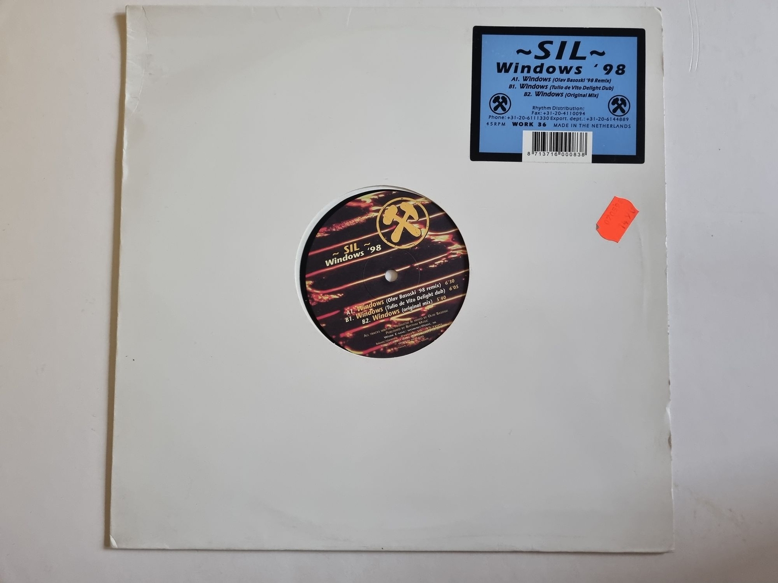 Sil - Windows '98 12'' Vinyl Maxi Netherlands