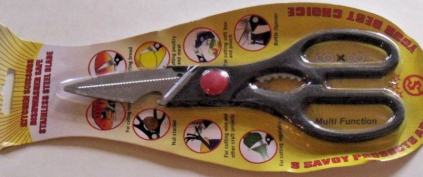 SCISSORS KITCHEN MULTI PURPOSE STAINLESS STEEL BLADE SCISSORS SEE MY OTHER ITEMS-image