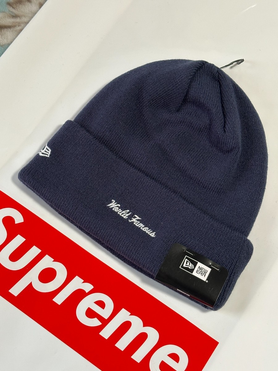Supreme Era Box Logo Beanie (FW42) (Navy) for sale online | eBay