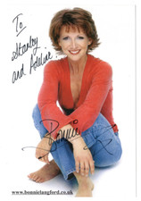 Bonnie Langford Signed Photo + Letter / Autographed Actress Dr. Who