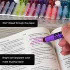 Bible Safe Gel Highlighters, Pack of 12 - Set with 6 Bright Ne