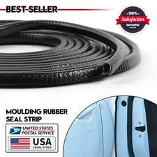 Universal 10M Car Door Trim Strip Edge Lock Guard Moulding Rubber Seal Protector