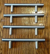 Lot of 4 Amerock BP19011 Bar Pulls 3-3/4" Center to Center Bar Cabinet - 6 1/8"