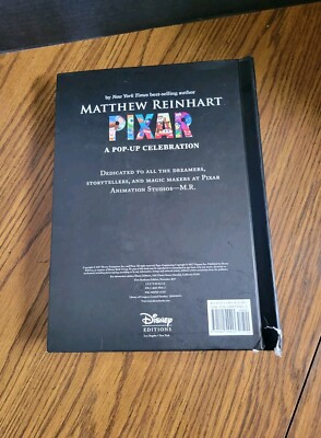 Disney Pixar A Pop-Up Celebration Book Matthew Reinhart Toy